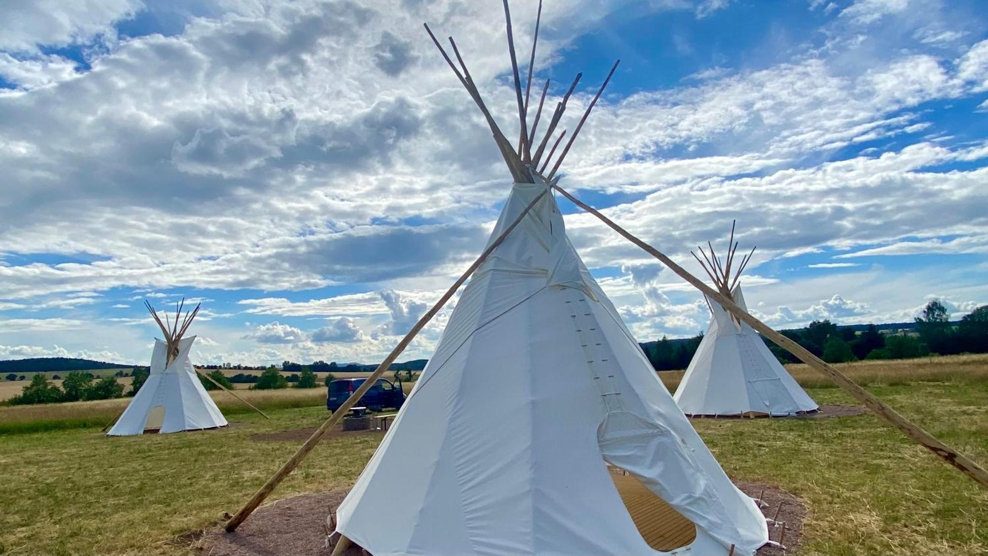 Alpaka-Tipi-Park Hotell Bad Salzungen Exteriör bild